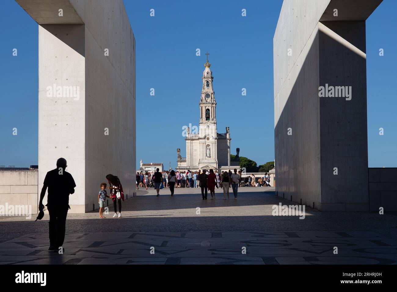 FATIMA LISSABON 18.08.2023, das Heiligtum unserer Lieben Frau vom Rosenkranz von Fatima ist eines der wichtigsten Marienheiligtümer. Im Jahr 1917 die drei kleinen Stockfoto