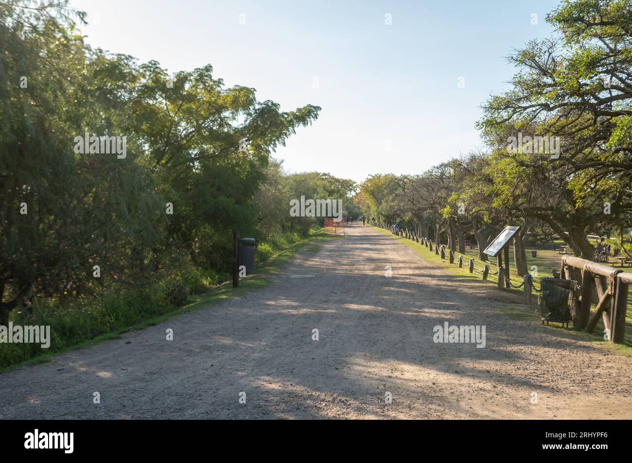 Sonniger Tag im Naturschutzgebiet Costanera Sur in Buenos Aires, der Hauptstadt der Argentinischen Republik im Jahr 2023. Stockfoto