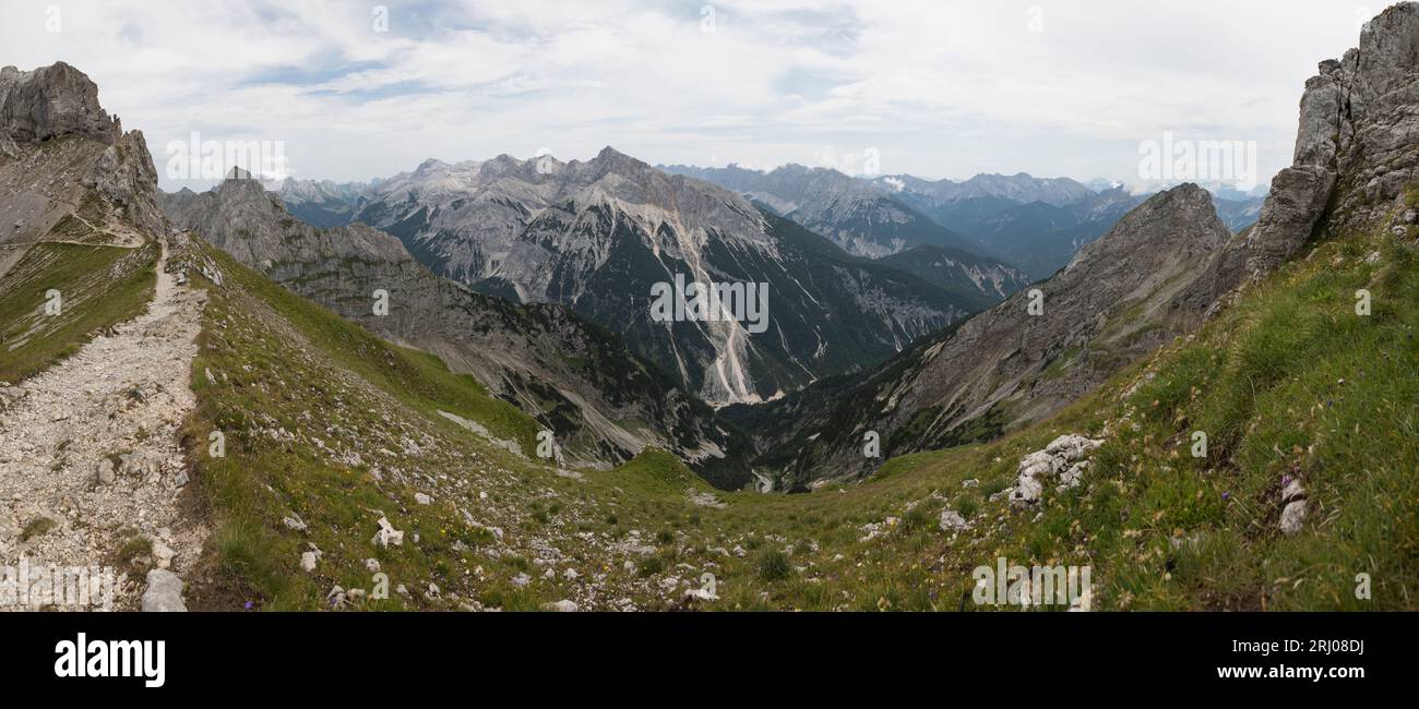 Karwendel Gebirge Stockfoto
