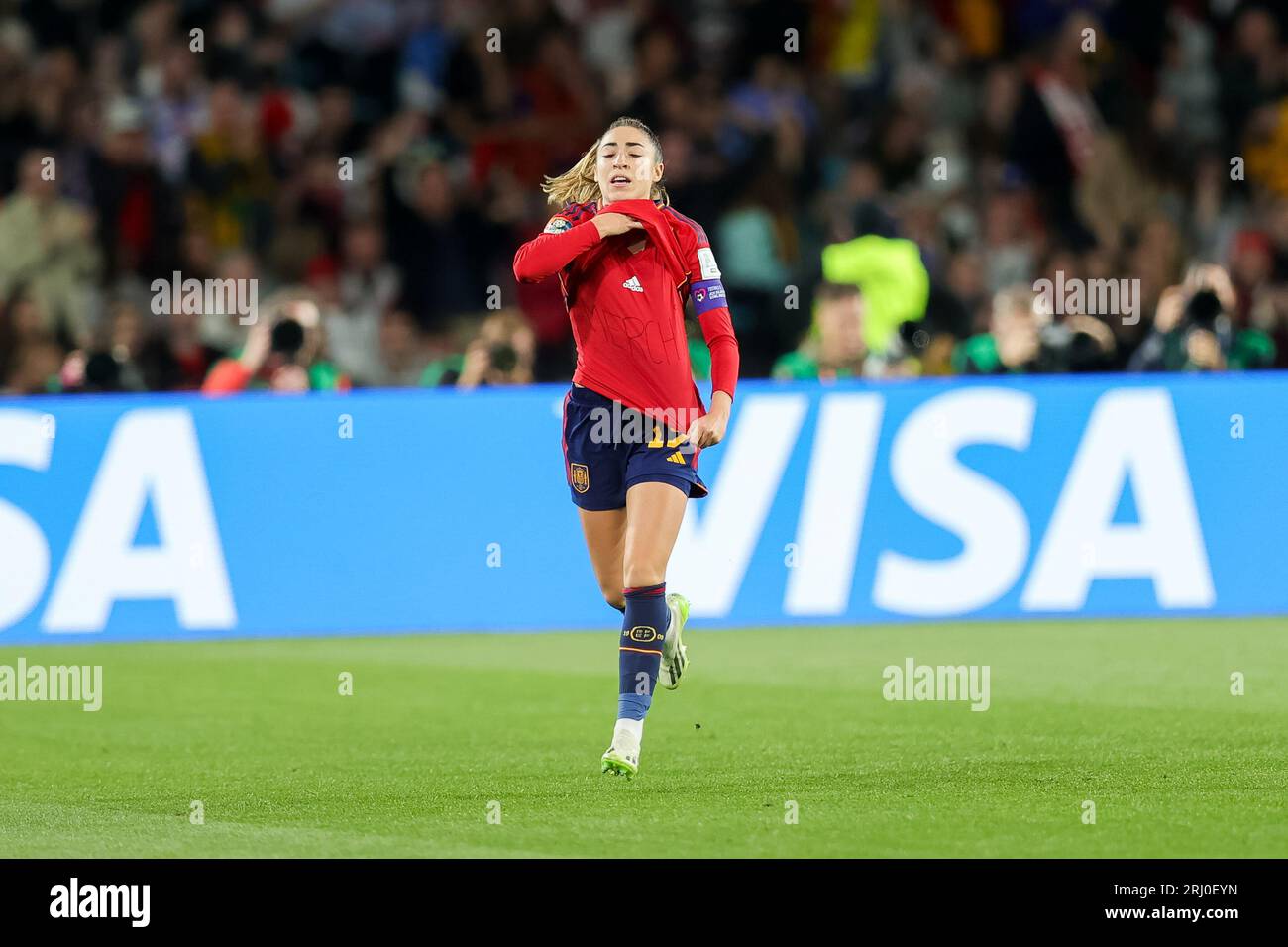 Sydney, Australien, 20. August 2023. Spanien gegen England FIFA Frauen-WM-Finale. Victor Modo: Victor Modo/Alamy Live News Stockfoto