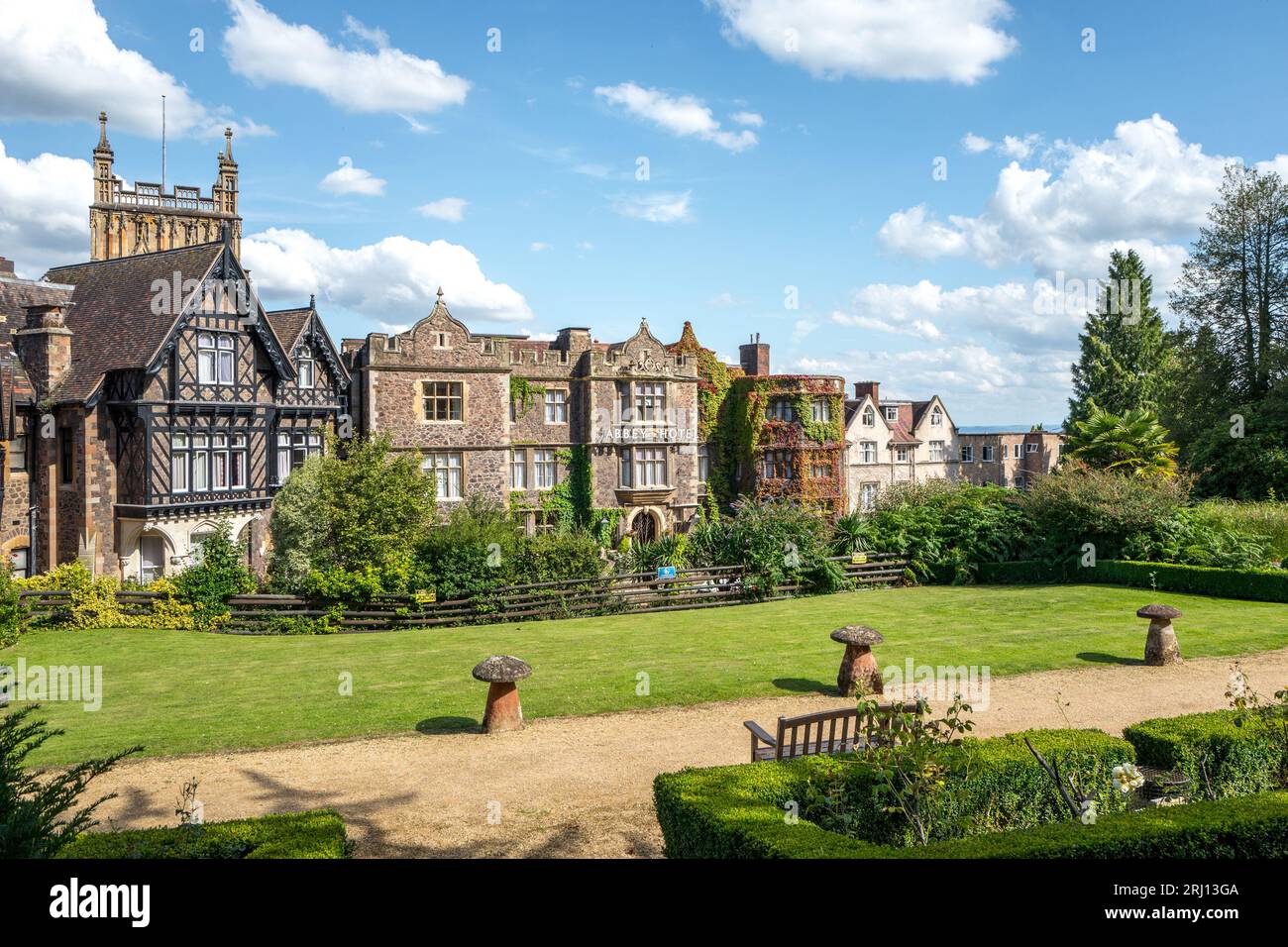 The Abbey Hotel, ein 4-Sterne-Hotel in Great Malvern, Worcestershire, England, Großbritannien Stockfoto