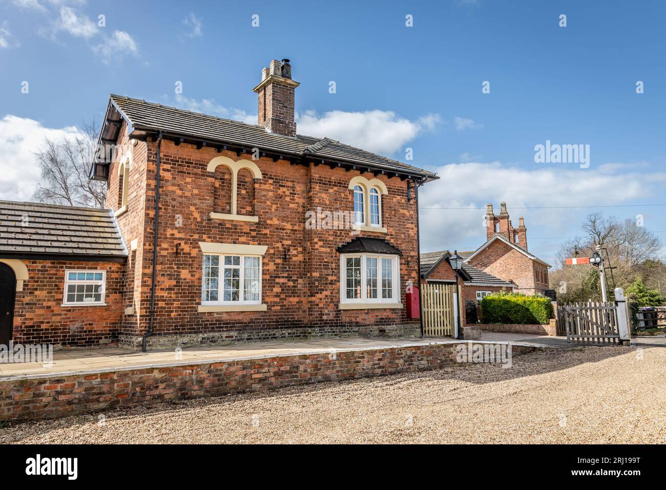 Station, Legbourne Road, Lincolnshire, England, Vereinigtes Königreich Stockfoto