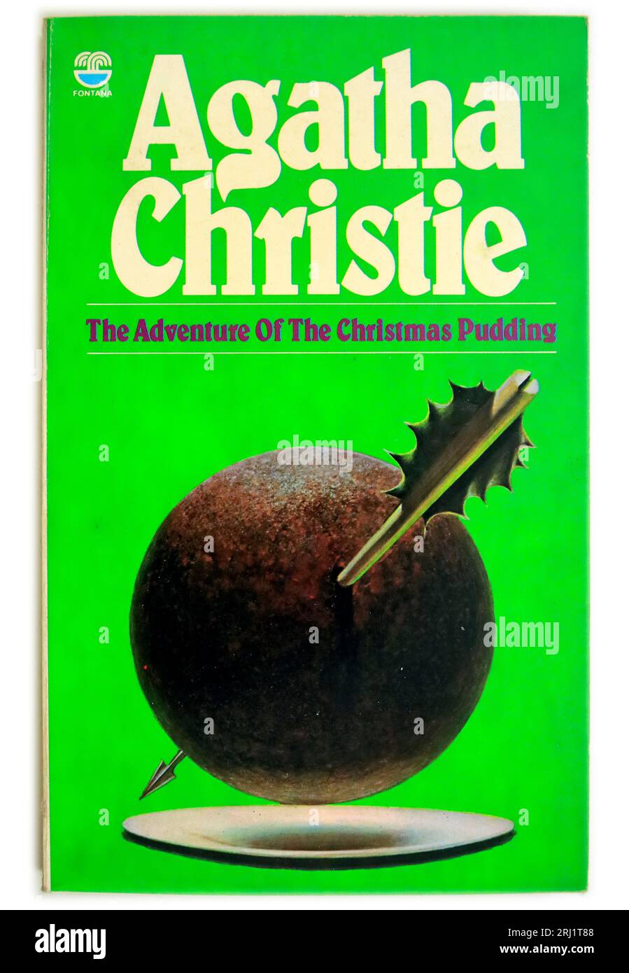 Das Abenteuer des Weihnachtspuddings - Ein Roman von Agatha Christie. Stockfoto