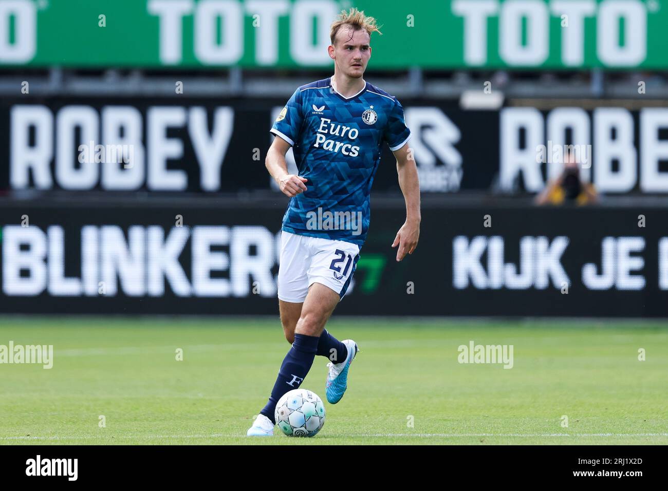 ROTTERDAM, NIEDERLANDE - 20. AUGUST: Thomas Beelen (Feyenoord Rotterdam) während des Eredivisie-Spiels von Sparta Rotterdam und SC Feyenoord bei het Kastee Stockfoto