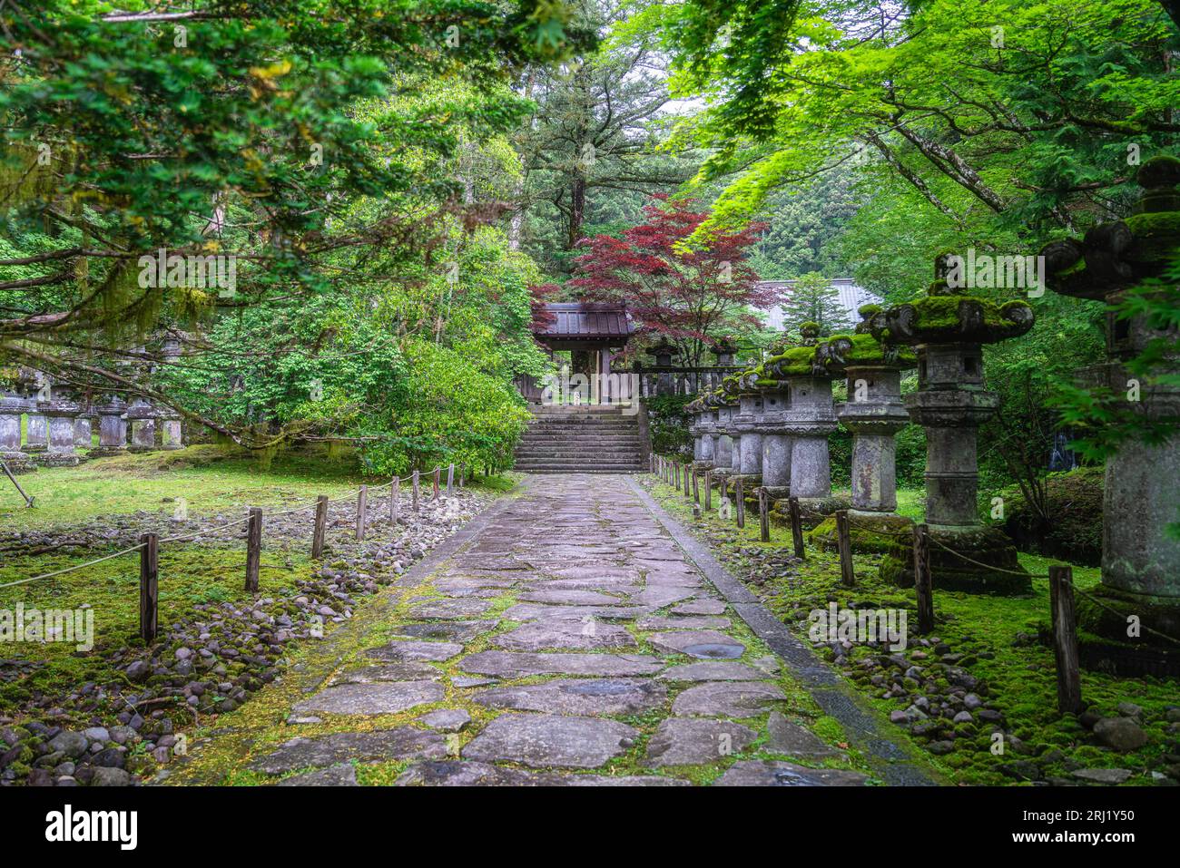 Taiyu-in-Tempel in Nikko. Präfektur Tochigi, Japan. Stockfoto