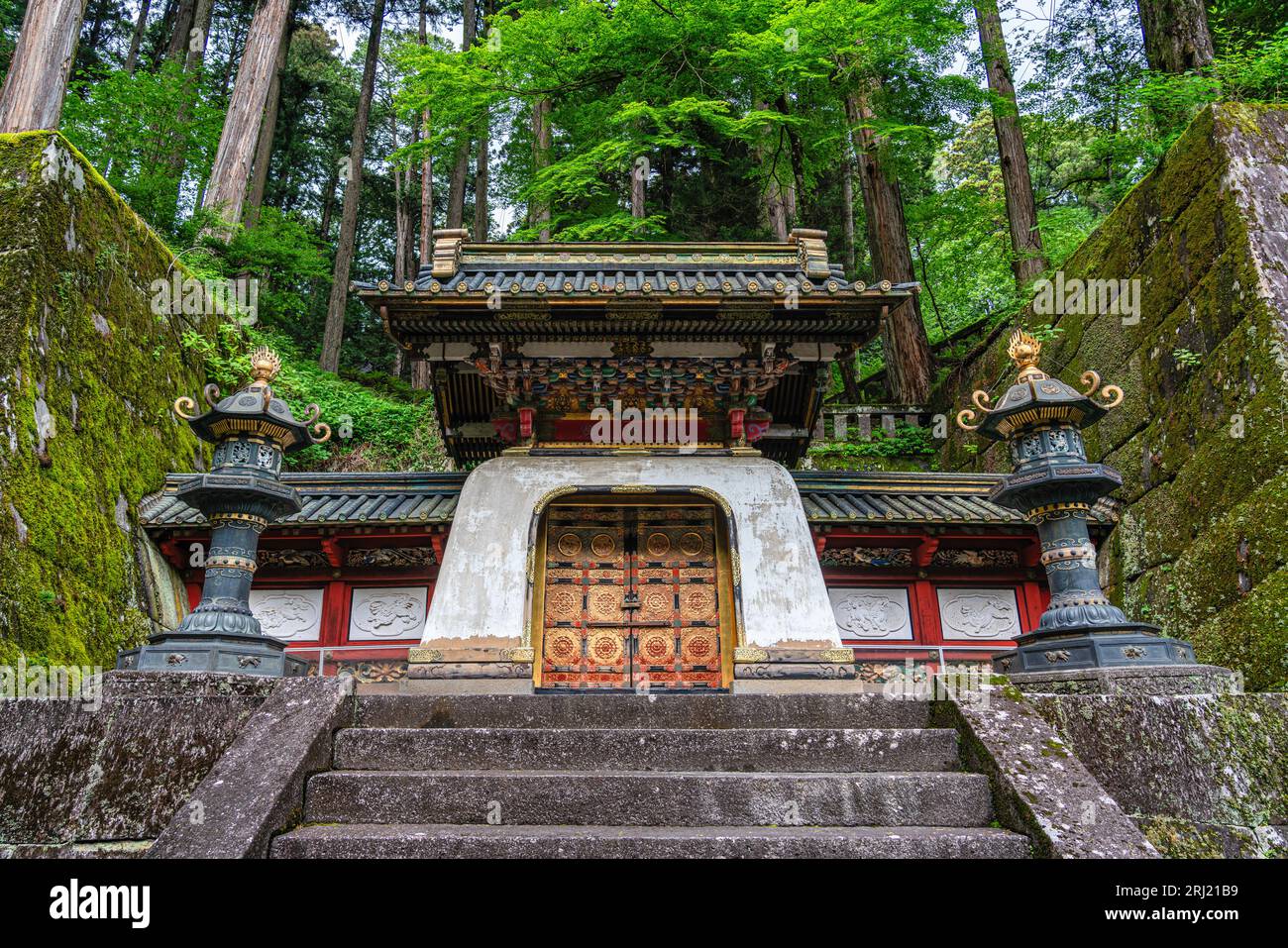 Taiyu-in-Tempel in Nikko. Präfektur Tochigi, Japan. Stockfoto