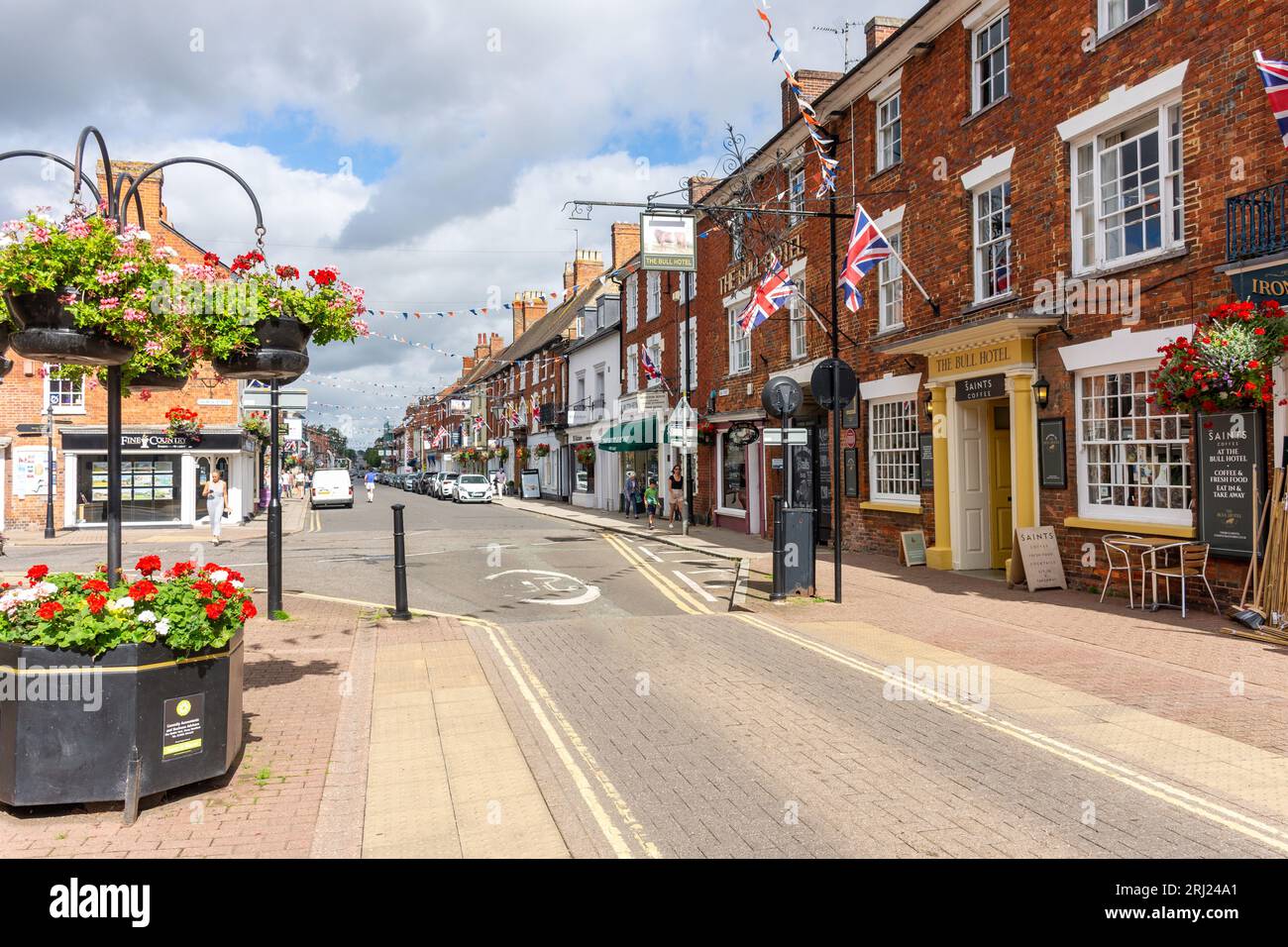 High Street, Stony Stratford, Buckinghamshire, England, Vereinigtes Königreich Stockfoto
