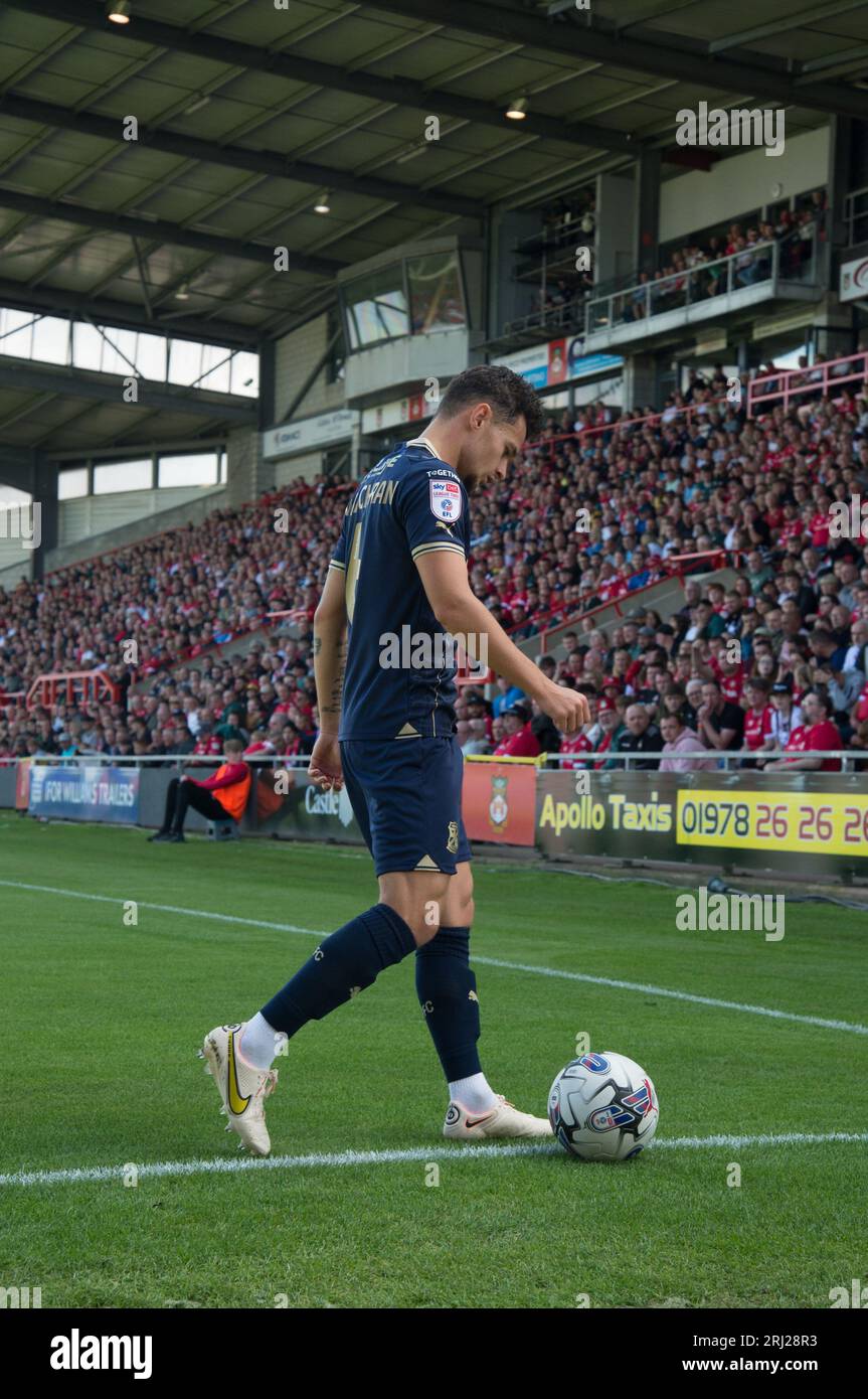 Wrexham AFC gegen Swindon Town spielte in Wrexham 90 Minuten Action und endete 5 Unentschieden (Terry Scott/SPP) Stockfoto