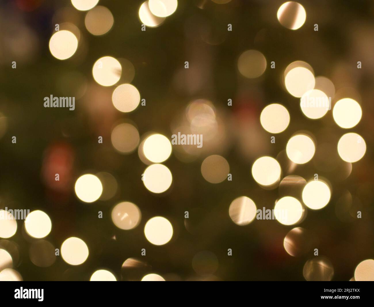 Verschwommener Hintergrund Weihnachtsfestlichter Stockfoto