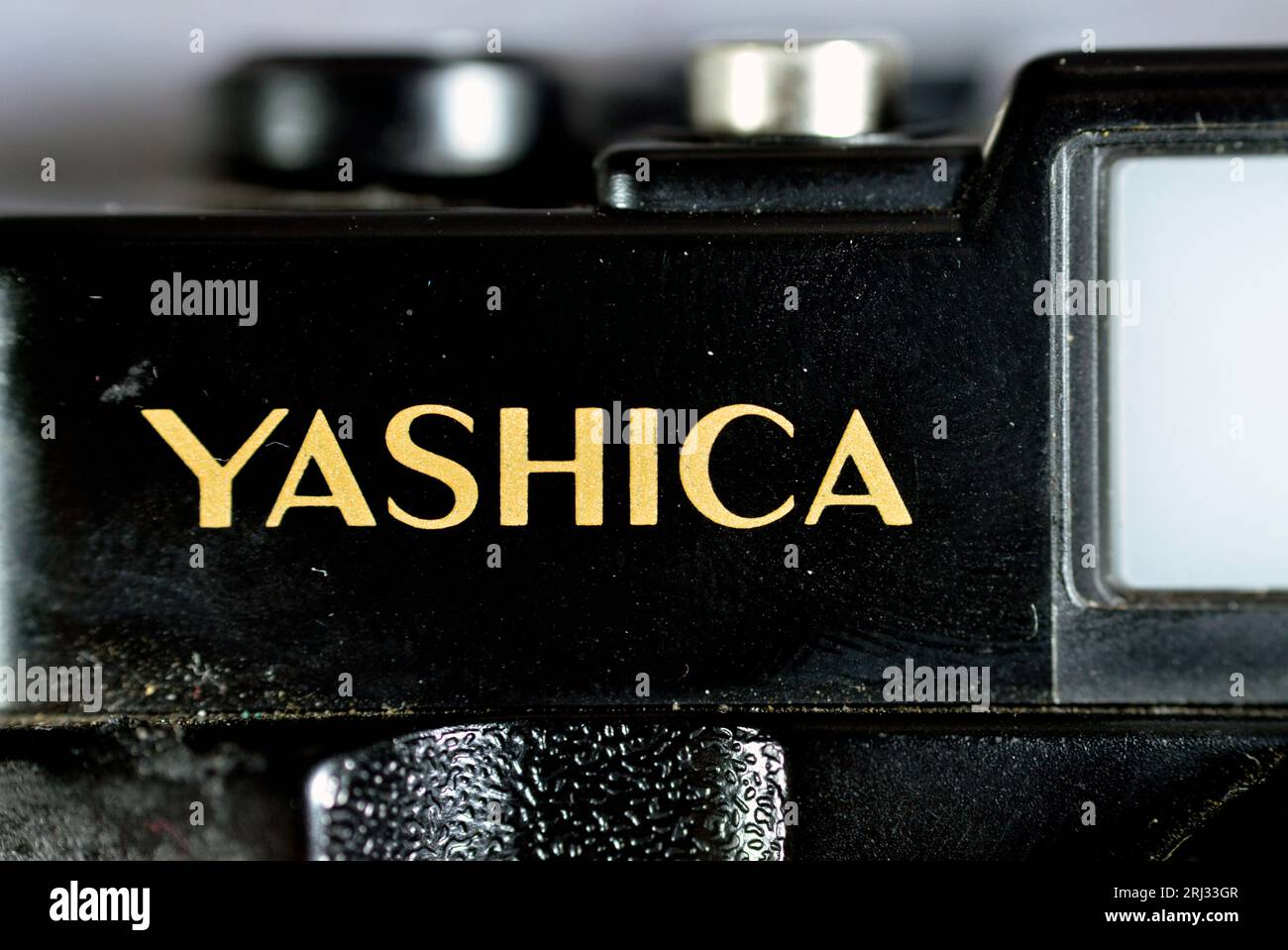 Giza, Ägypten, 12. August 2023: Yashica von Old Camera, Yashica war ein japanischer Hersteller von Kameras, Objektiven und Filmbearbeitungsgeräten, später K Stockfoto