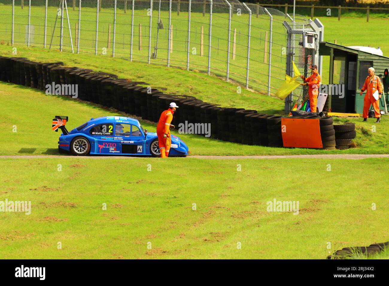 Darlington und District Motor Club im Cadwell Park Stockfoto