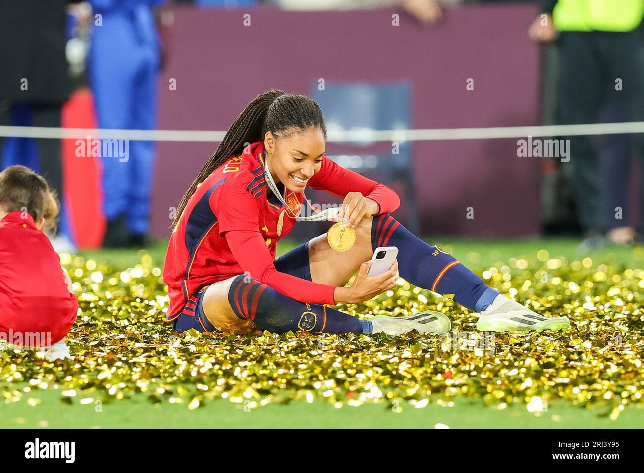 Sydney, Australien, 20. August 2023. Spanien gegen England FIFA Frauen-WM-Finale. Victor Modo Stockfoto