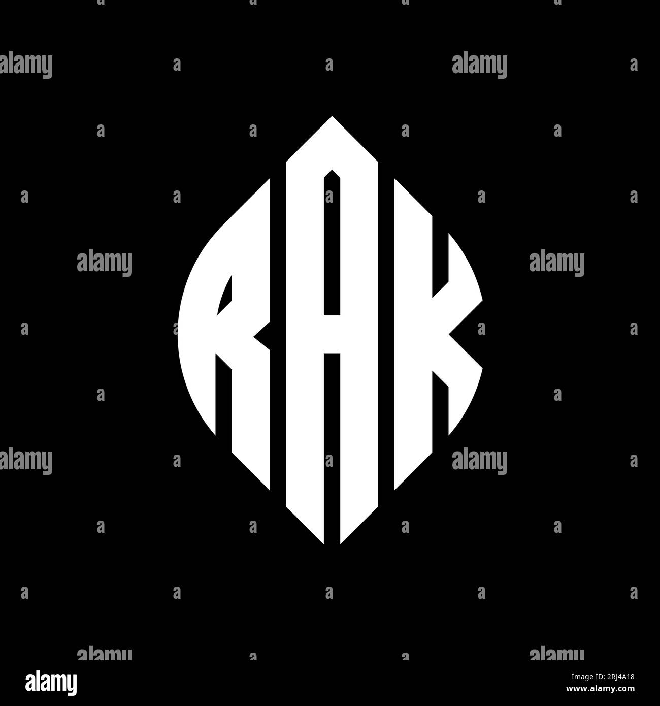 Design des rak logos -Fotos und -Bildmaterial in hoher Auflösung – Alamy