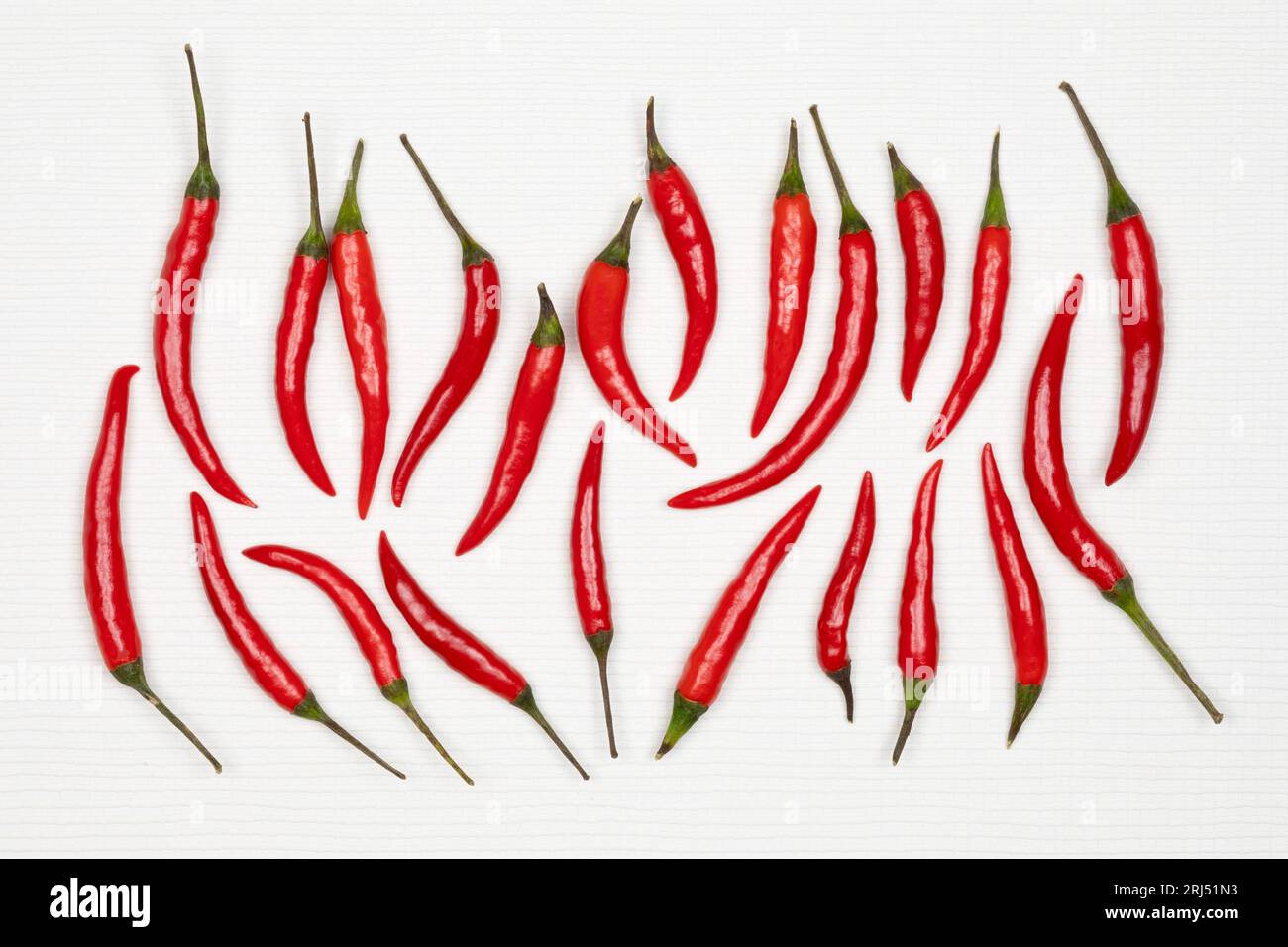 Heiße und scharfe Thai Chili Paprika Stockfoto