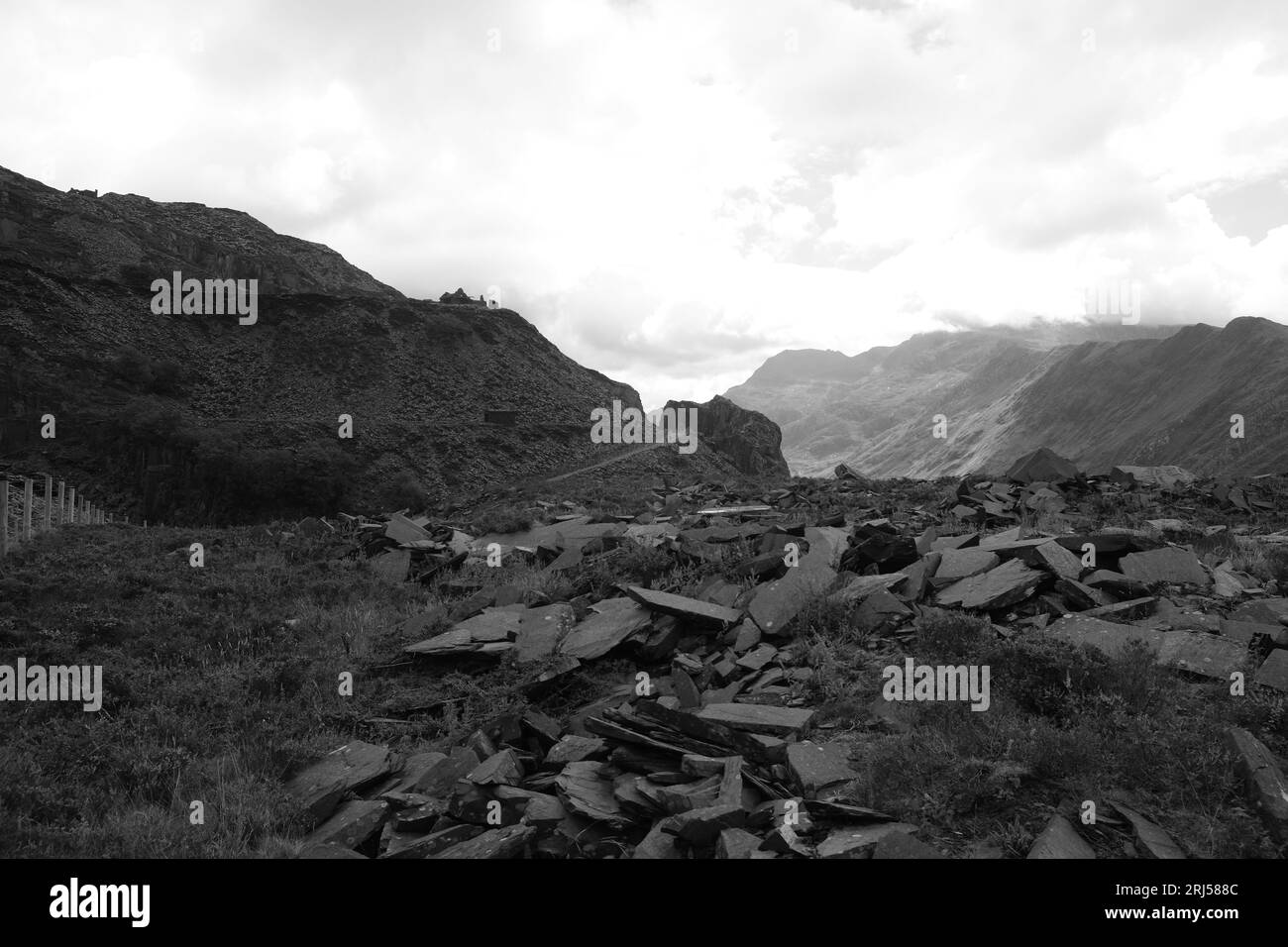 Dinorwig Quarry Stockfoto