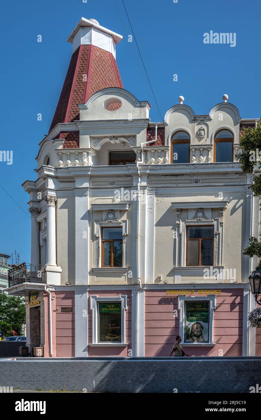 Griechisches Generalkonsulat in Odessa, Ukraine Stockfoto