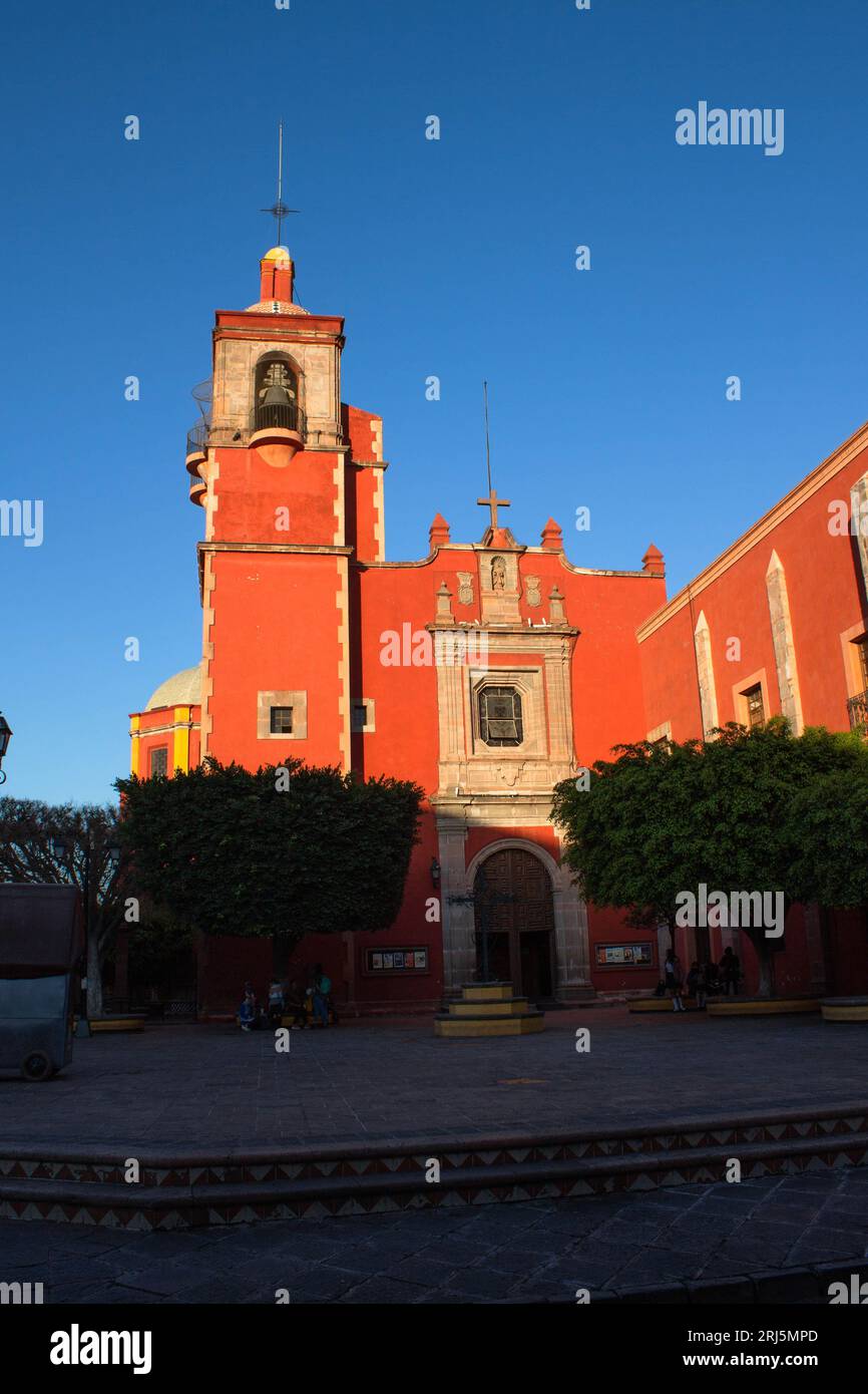 Das Kloster unserer Lieben Frau von Mt. Carmel in der mexikanischen Stadt Santiago de Queretaro Stockfoto