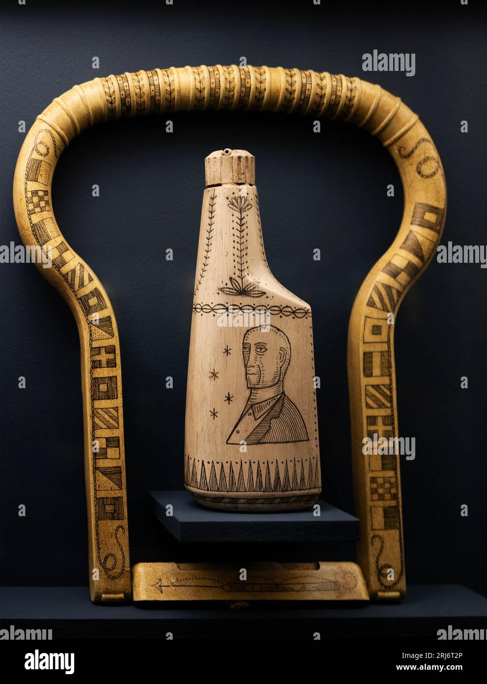 Der Tod an die Lebenden, der lange lebe Müll von Herzog Riley im Brooklyn Museum of Art in Brooklyn NYC Stockfoto