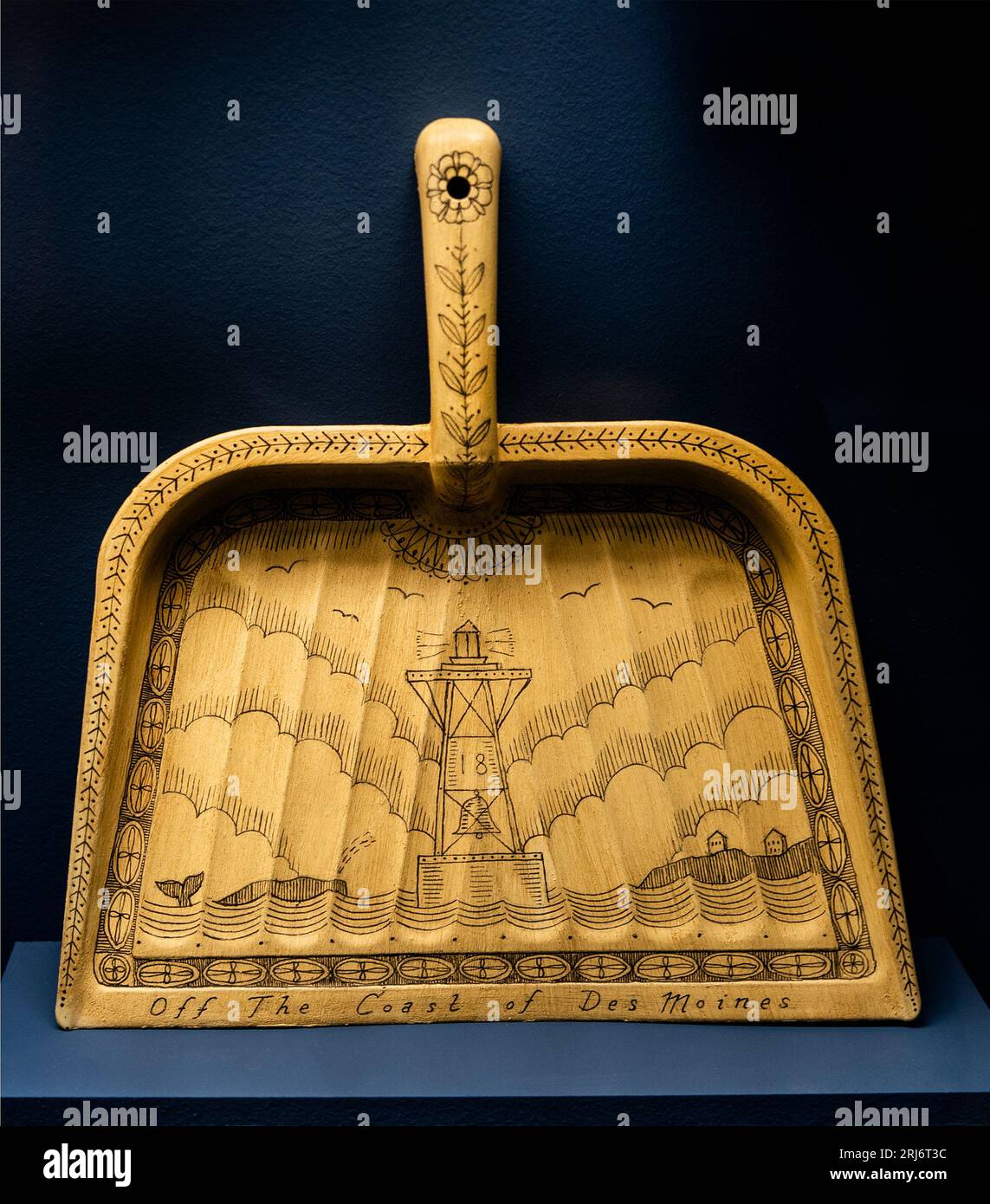 Der Tod an die Lebenden, der lange lebe Müll von Herzog Riley im Brooklyn Museum of Art in Brooklyn NYC Stockfoto