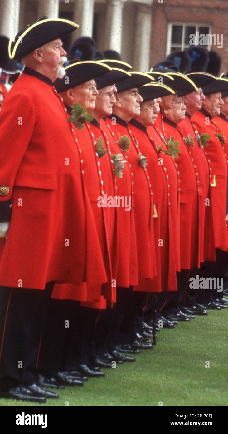 Chelsea Pensioners Photo by the Henshaw Archive Stockfoto