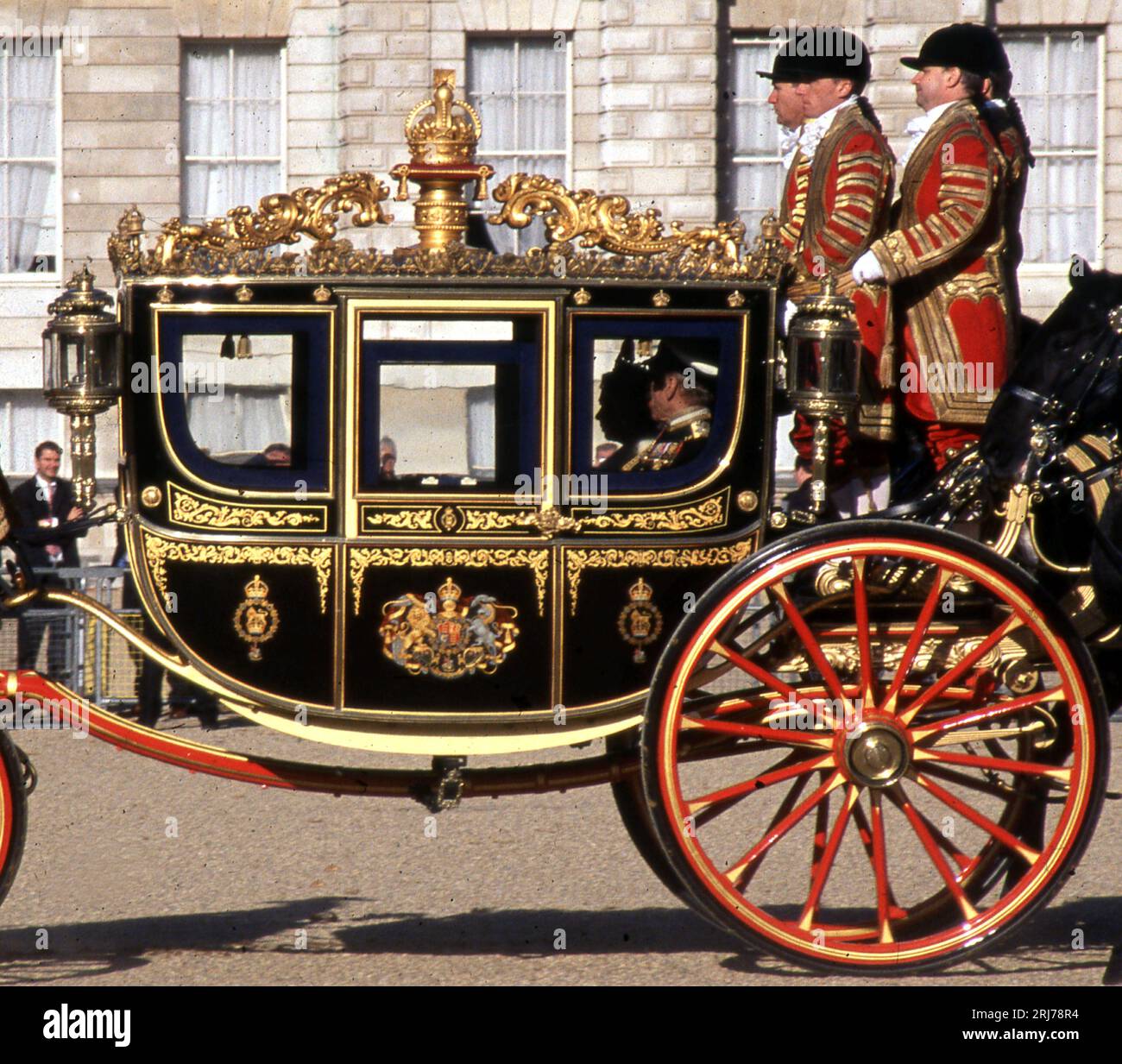 The Queen Going to the State Opening of Parliament 6. November 2007 Foto des Henshaw-Archivs Stockfoto