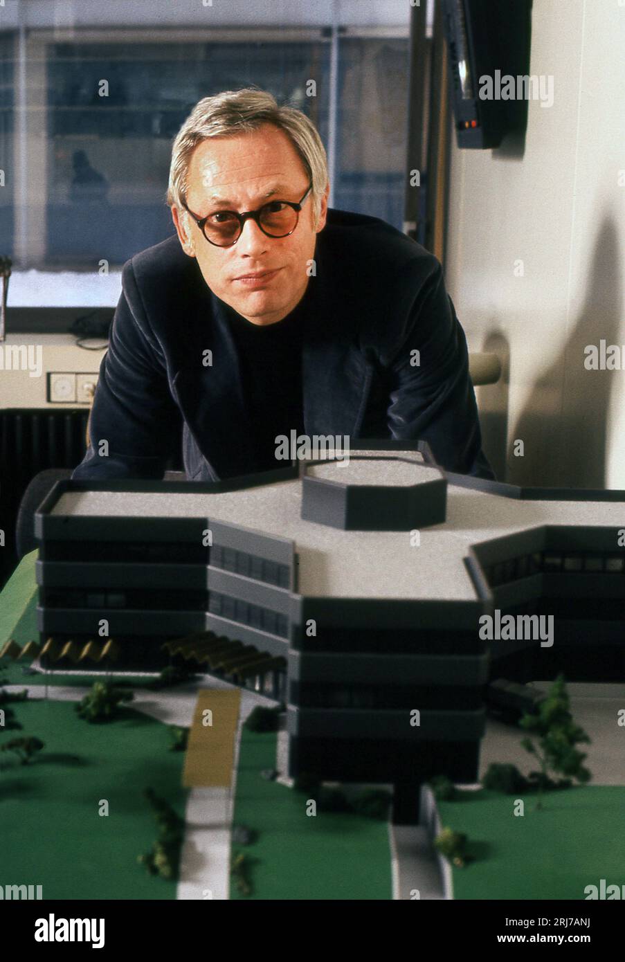 Dieter Rams deutscher Industriedesigner Braun Design Director. Stockfoto