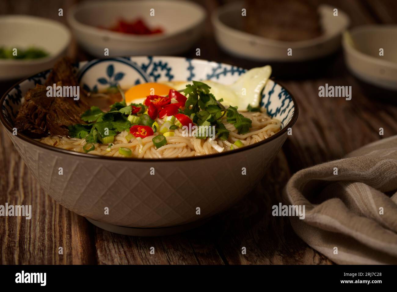 Reisnudel Stockfoto