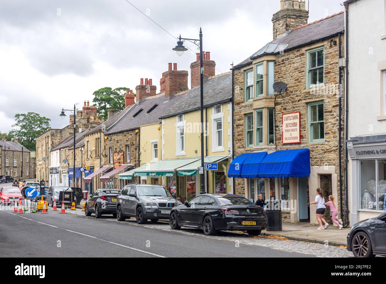 Front Street, Stanhope, County Durham, England, Vereinigtes Königreich Stockfoto