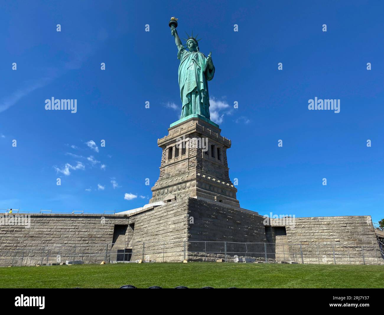 Freiheitsstatue, Manhattan, New York Stockfoto