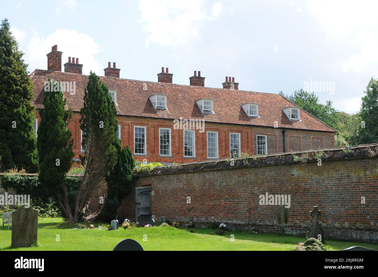 Blick auf Bradenham Manor, Bradenham, Buckinghamshire Stockfoto