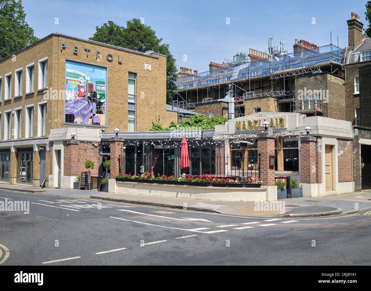 Macellaio Restaurant Store Street London England Großbritannien Stockfoto