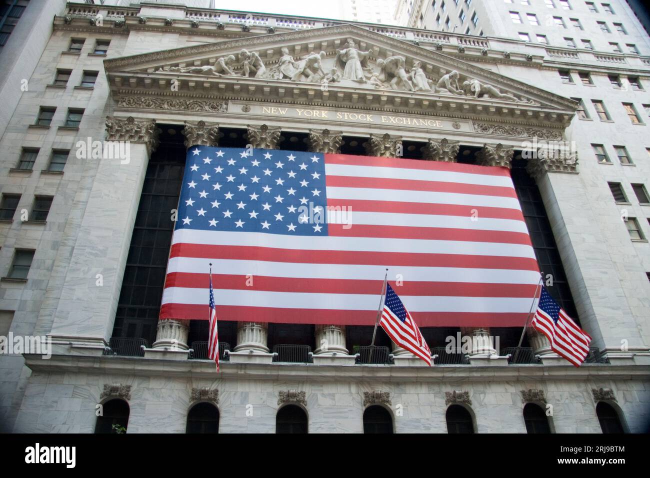 New York Stock Exchange Wall Street New York City 2009 Stockfoto