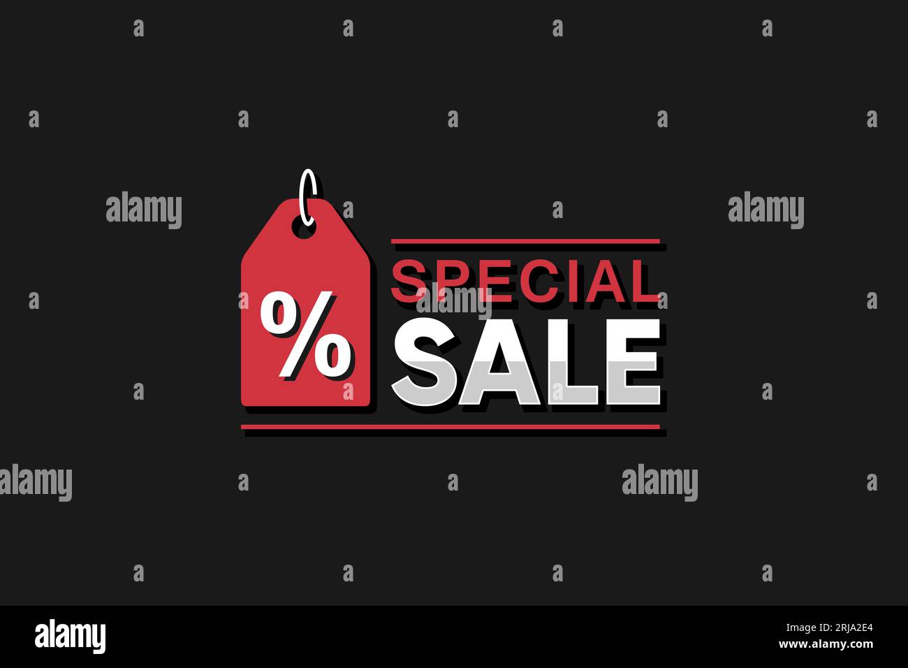 Rabattetiketten Sonderpreis Verkauf Logo Design Inspiration Stock Vektor
