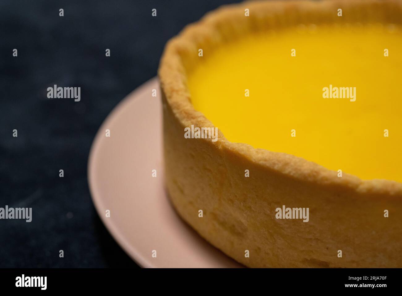 Pudding-Torte. Stockfoto