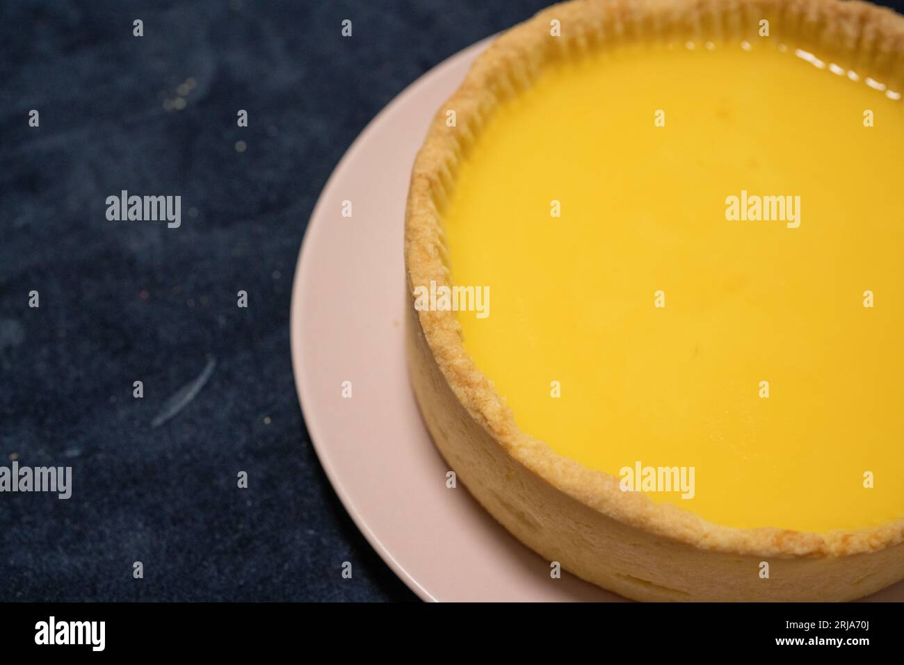 Pudding-Torte. Stockfoto