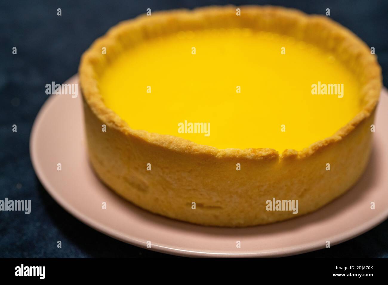 Pudding-Torte. Stockfoto