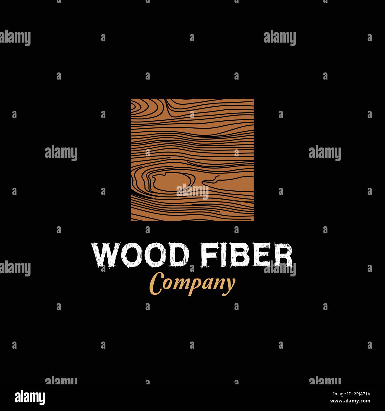 Holz Textur Logo für Holzbearbeitung oder Holz schneidende Unternehmen Inspiration Design Stock Vektor