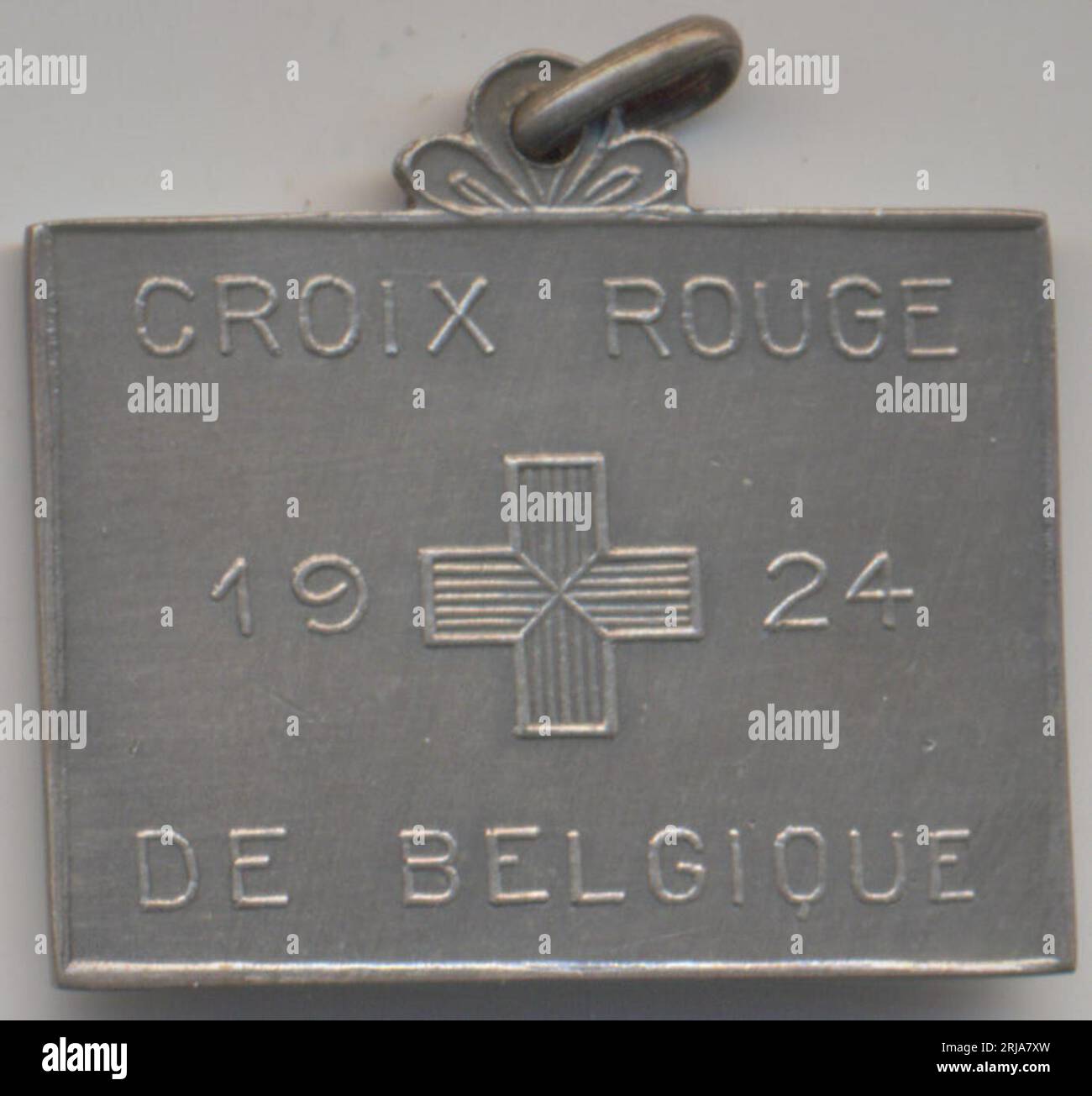 Témoignage de Gratitude Croix Rouge de Belgique 1924 von Jacques Marin Stockfoto