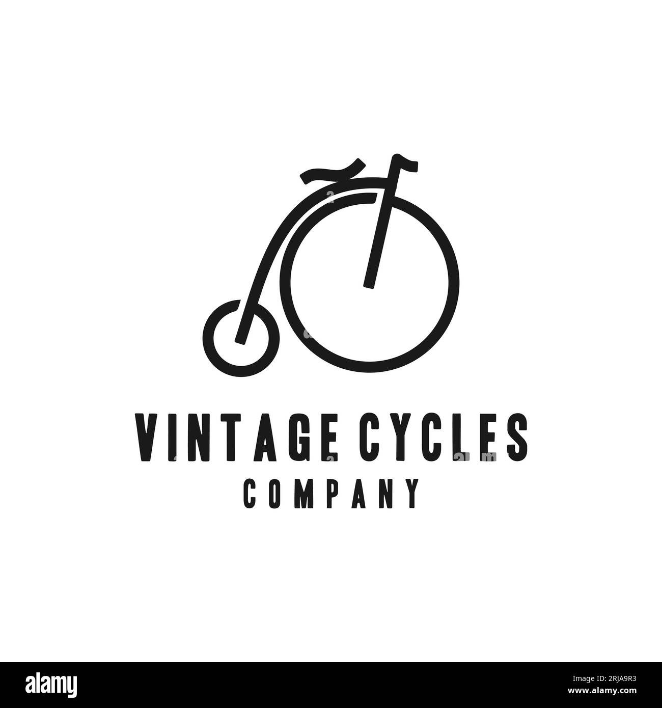 Design-Inspiration Für Das Vintage Cycle Bike Logo Stock Vektor