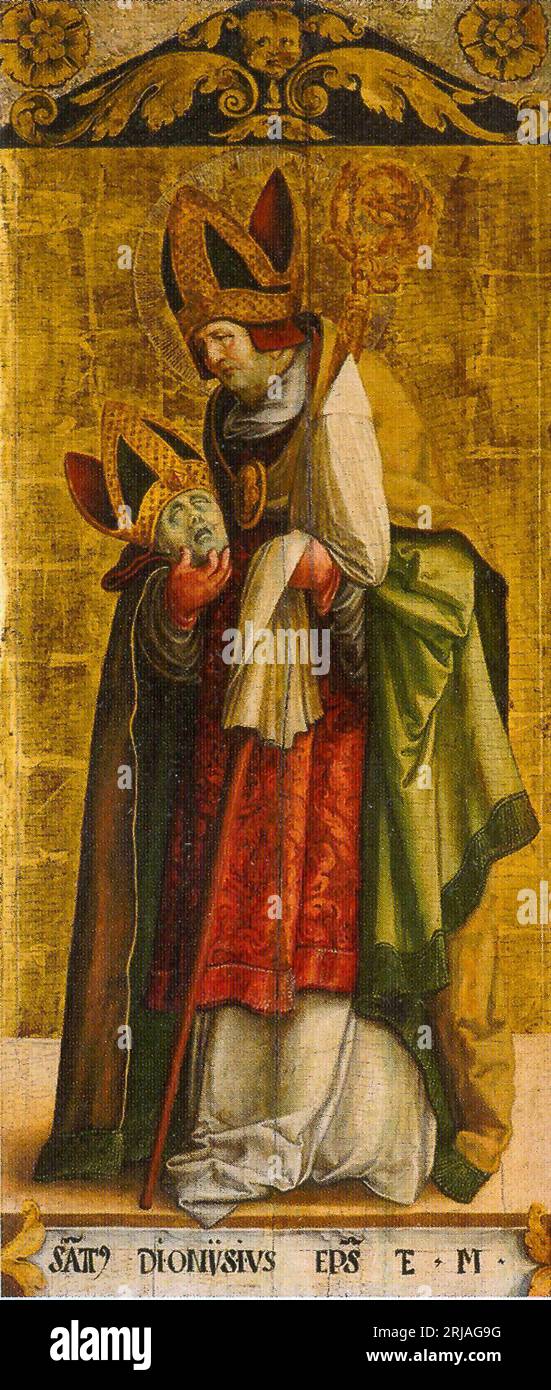 Der Heilige Dionysius zwischen 1535 und 1540 durch den Meister von Messkirch Stockfoto