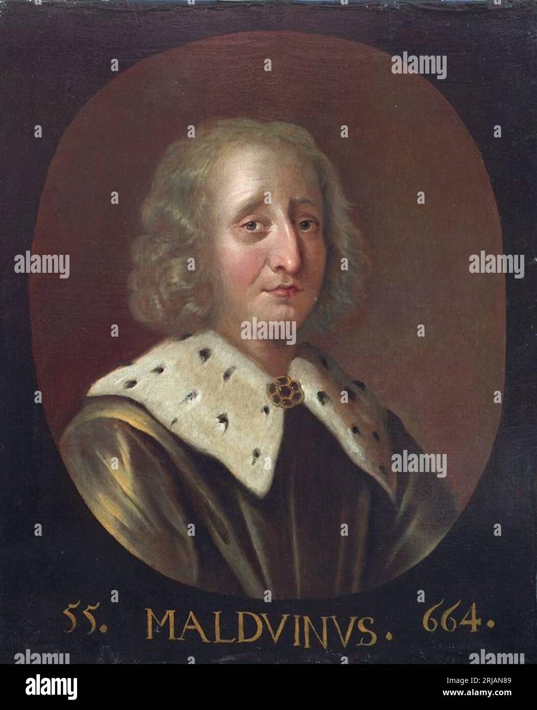 Malduinus, König von Schottland (670–90) zwischen 1684 und 1686 von Jacob de Wet II Stockfoto