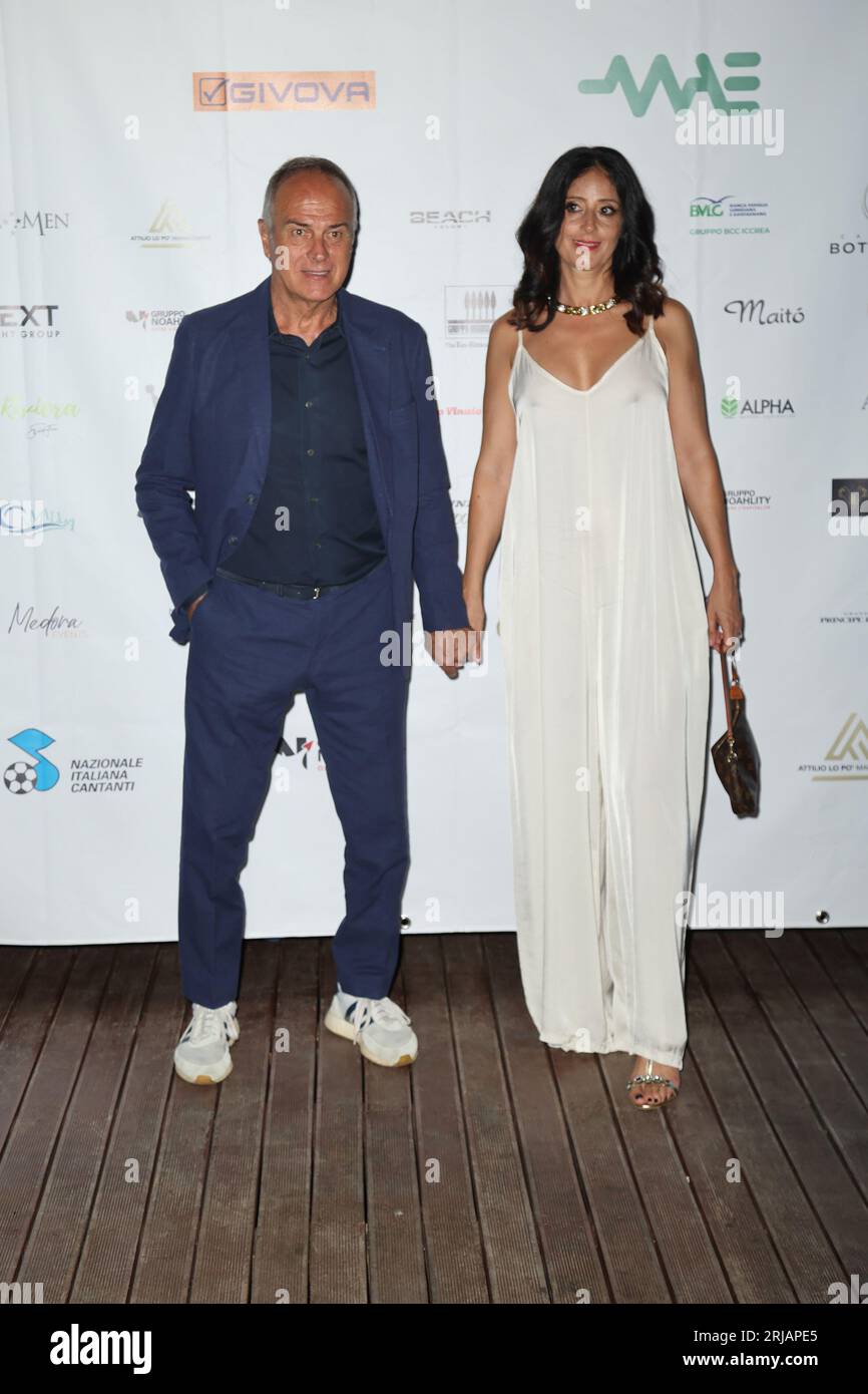 Marina di Pietrasanta, Mattone del Cuore 2023 in Twiga Antonio Cabrini