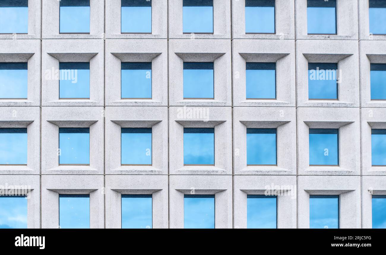 Geschäftssitz im dänischen Kopenhagener Hafen Stockfoto