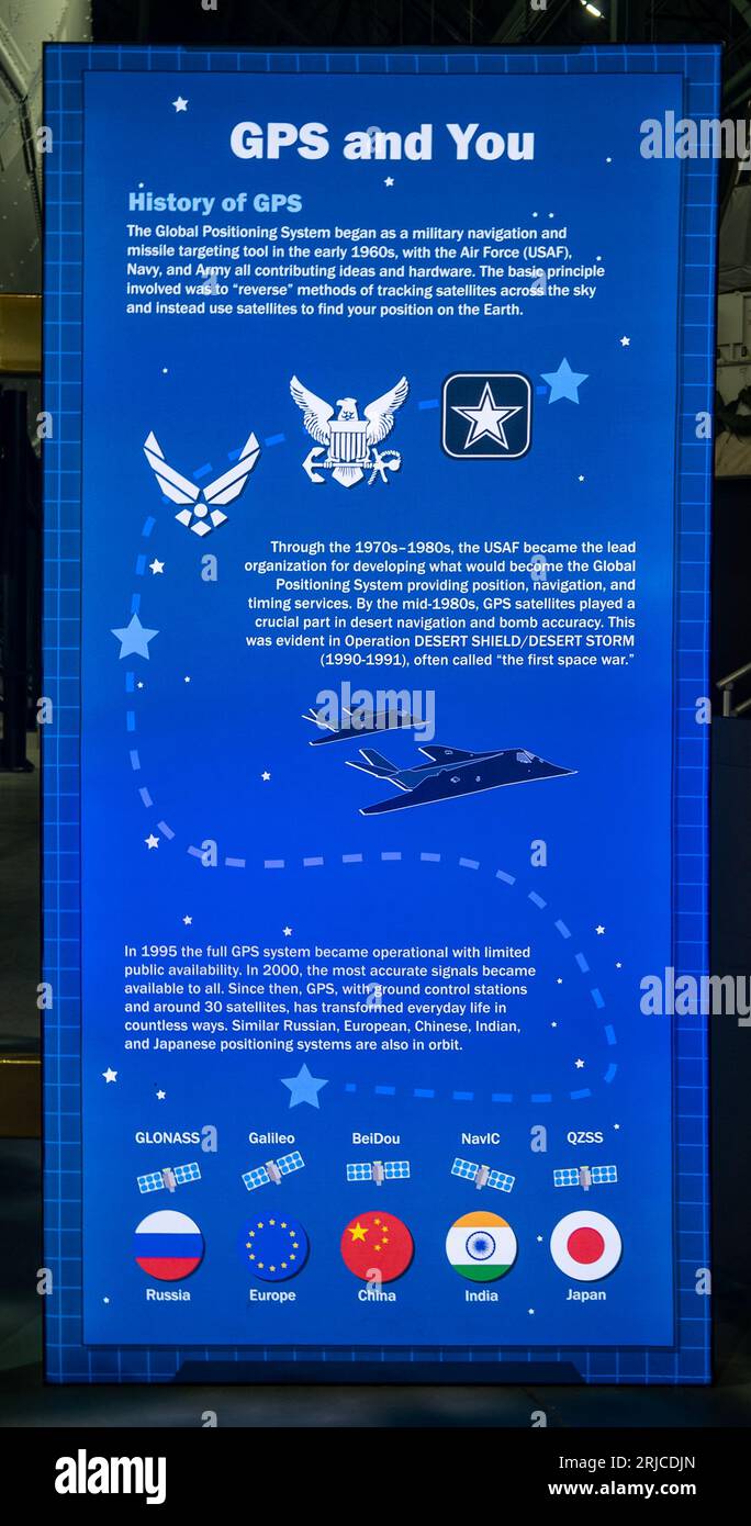 National Museum der United States Air Force in Dayton Ohio Stockfoto