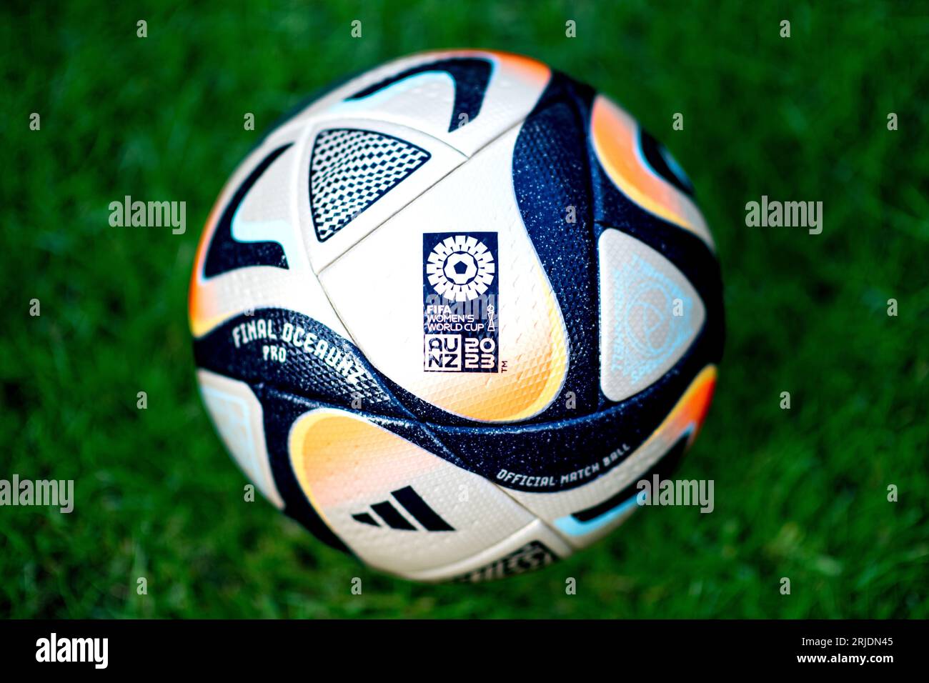 Adidas FIFA Frauen-Weltmeisterschaft Australien & Neuseeland 2023 Finalfußball Stockfoto