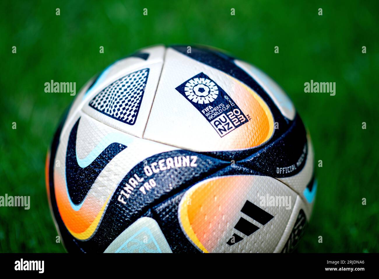 Adidas FIFA Frauen-Weltmeisterschaft Australien & Neuseeland 2023 Finalfußball Stockfoto