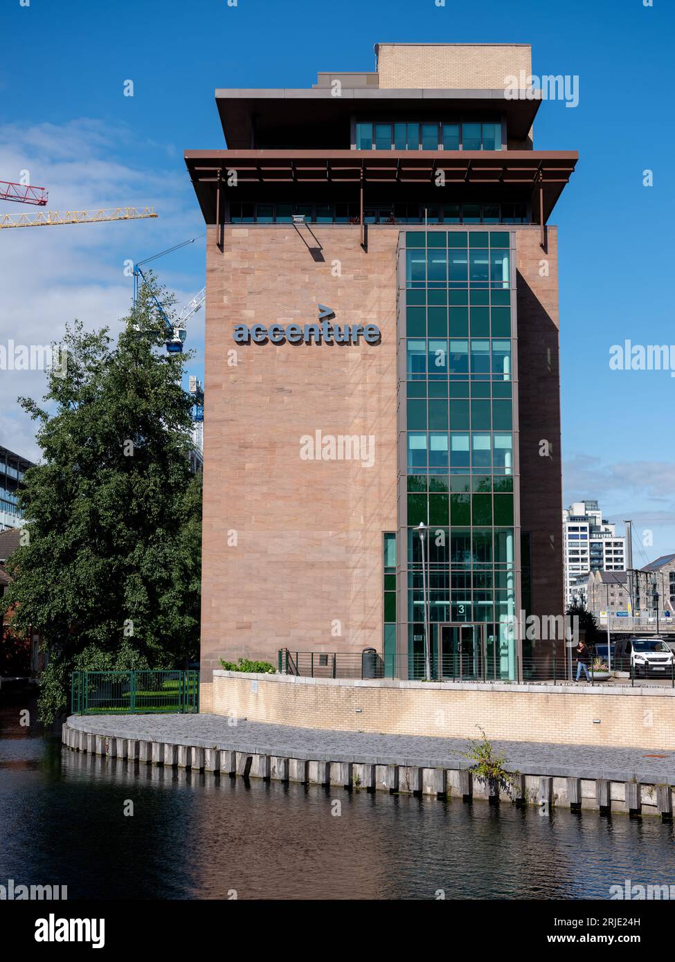 Accenture Büros in Dublin, Irland. Stockfoto