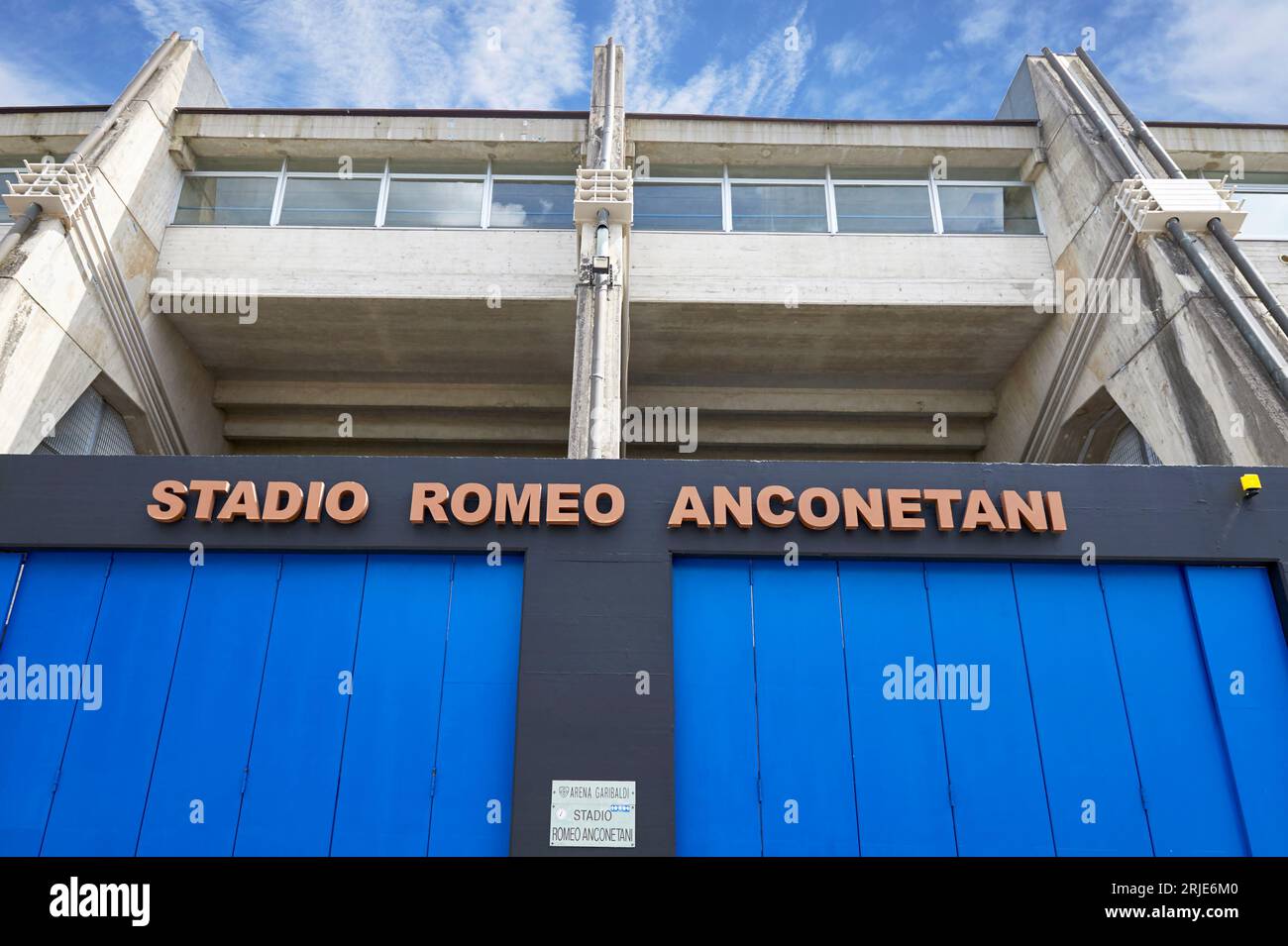 Blick auf das Stadion Romeo Anconetani - die offizielle Arena des FC Pisa, Italien Stockfoto