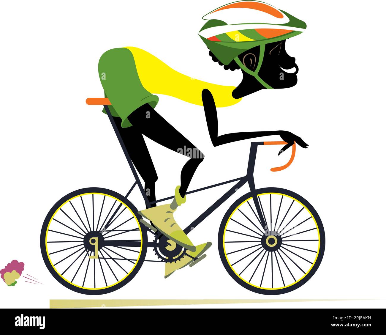 Rennradfahren comic -Fotos und -Bildmaterial in hoher Auflsung  Alamy