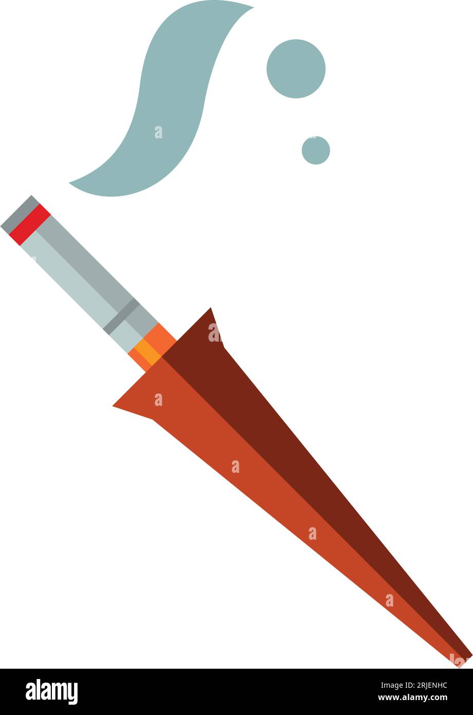 Symbol für Zigarettenhalter Stock Vektor